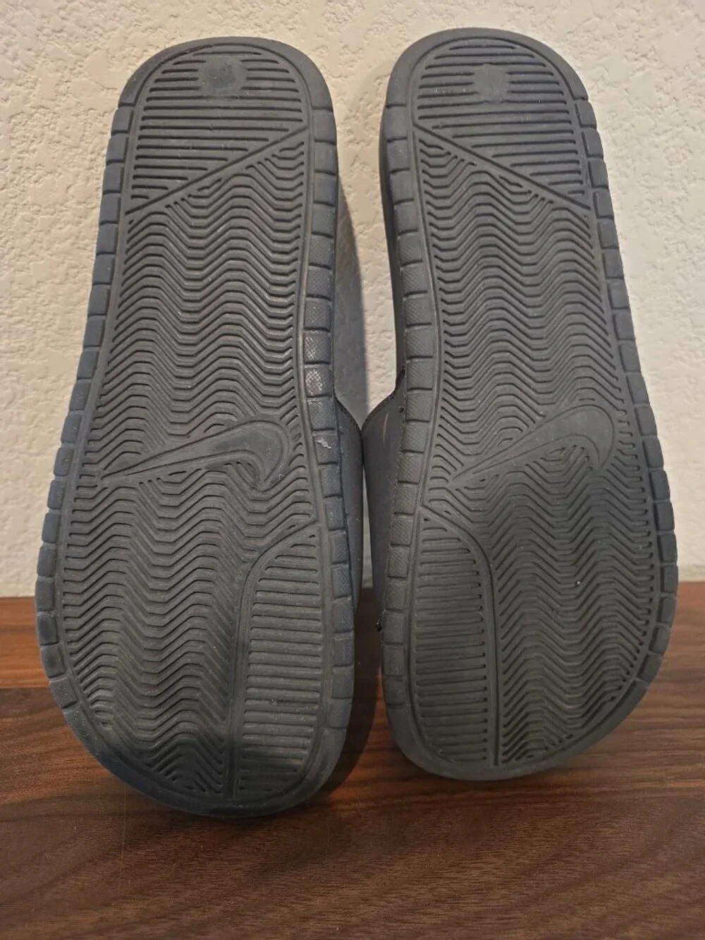 Nike Stussy x Benassi Off Noir Men's Slide Sandals Black US 9